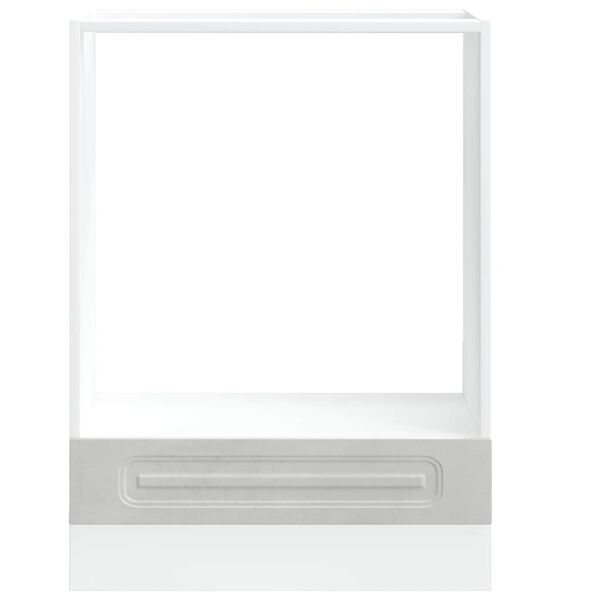 vidaXL ovnskab Kalmar konstrueret træ beton grå