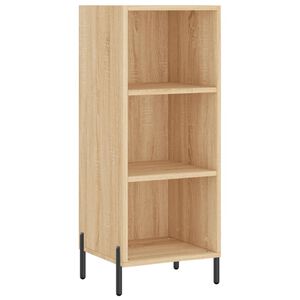 vidaXL sk&aelig;nk 34,5x32,5x90 cm konstrueret tr&aelig; sonoma-eg