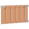 vidaXL Haveport 100 x 60 cm WPC og Aluminium Brun