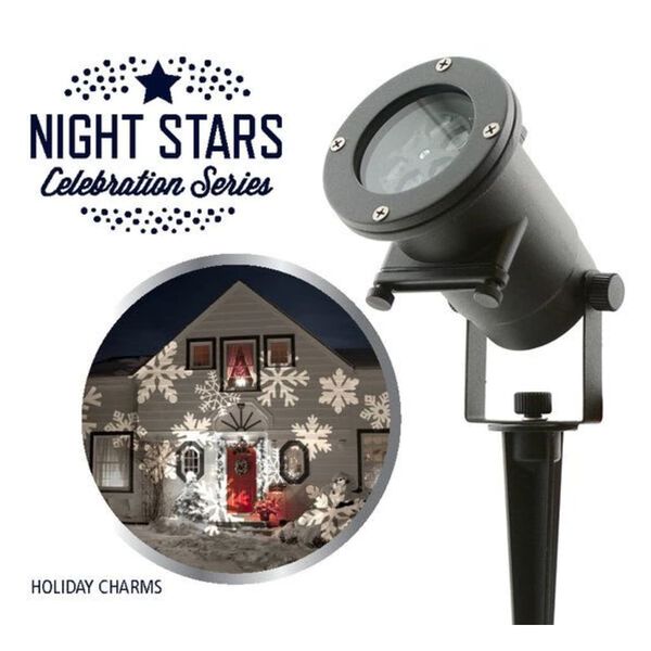 Night Stars LED-lys Holiday Charms 6 m&oslash;nstre 12 W NIS004
