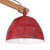 vidaXL loftlampe 29x18x85 cm 25 W E27 rustik rød