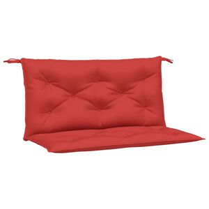 vidaXL hynder til haveb&aelig;nk 2 stk. 100x50x7 cm oxfordstof r&oslash;d