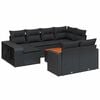 vidaXL sofas&aelig;t til haven 11 dele med hynder polyrattan sort