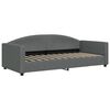 vidaXL daybed 90x200 cm stof m&oslash;rkegr&aring;