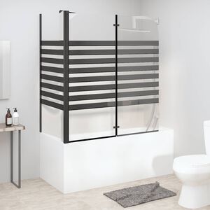 vidaXL brusev&aelig;g 120x68x130 cm h&aelig;rdet glas stribet