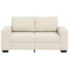 vidaXL | Sofa | med pude med pude Beige 160 x 77 x 82 cm Linned