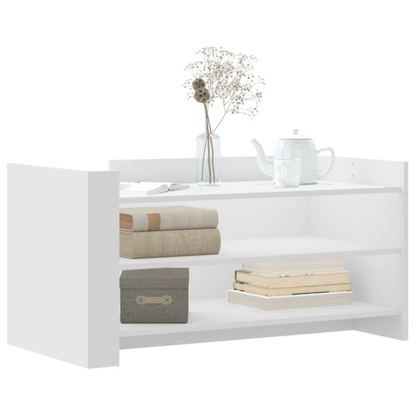 vidaXL sofabord 100x50x50 cm konstrueret tr&aelig; hvid