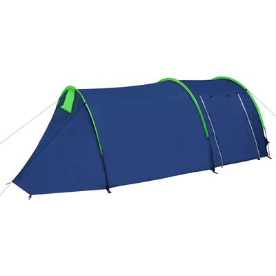 vidaXL campingtelt 4 personer blå og grøn