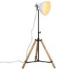 vidaXL gulvlampe 75x75x90-150 cm 25 W E27 hvid