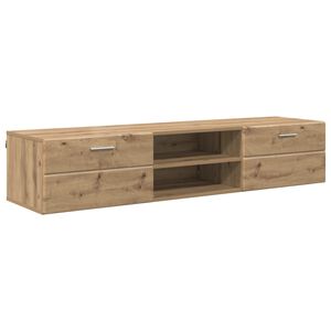 vidaXL Tr&aelig;skab 150 x 39 x 30 cm Artisan Egetr&aelig; Konstrueret tr&aelig;
