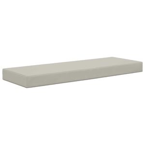 vidaXL Udend&oslash;rs S&aelig;depude 100% polyester Gr&aring; 111,5 x 40 x 8 cm
