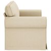 vidaXL Sofa Creme Samlede dimensioner: 175 x 82 x 80 cm (B x D x H)