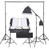 vidaXL fotostudies&aelig;t med lampes&aelig;t