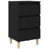 vidaXL Natskab Sort eg 40 x 35 x 69 cm Konstrueret tr&aelig;