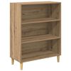 vidaXL Sideboard Artisan Egetr&aelig; 69,5 x 32,5 x 90 cm Konstrueret tr&aelig;