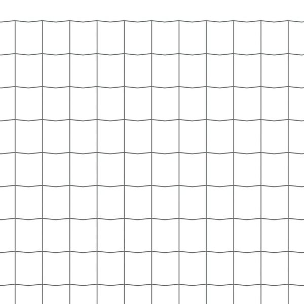 vidaXL eurohegn 10 x 1,5 m stål grå