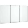 vidaXL magnetisk whiteboard 150x100x1,7 cm foldbart aluminium