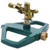 vidaXL roterende sprinkler 21x22x13 cm metal gr&oslash;n