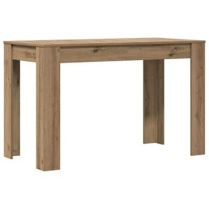 vidaXL Spisebord artisan eg 120x60x76 cm konstrueret tr&aelig;