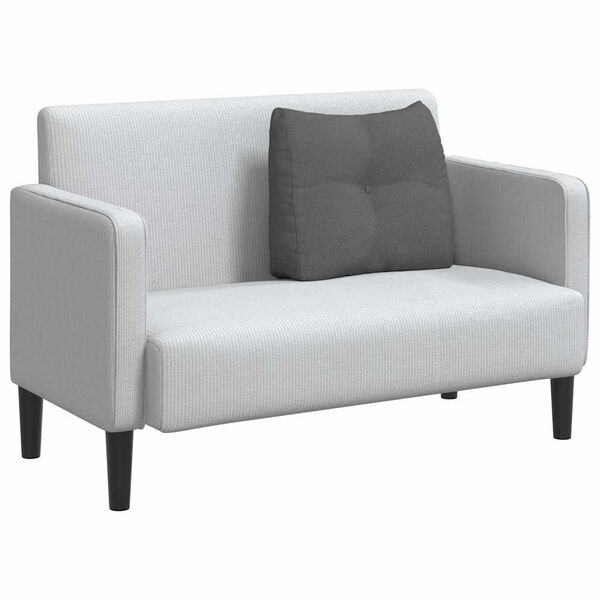 vidaXL Rygpude M&oslash;rkegr&aring; 60 x 24 x 50 cm Stof