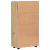 vidaXL Sideboard Artisan Egetr&aelig; 55,5 x 29 x 103 cm Konstrueret tr&aelig;
