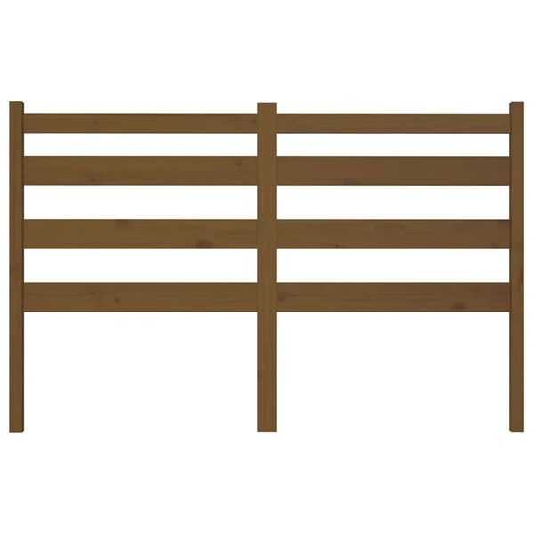 vidaXL sengeg&aelig;rde 166x4x100 cm massivt fyrretr&aelig; gyldenbrun