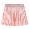 Nederdel til b&oslash;rn str. 104 plisseret lyser&oslash;d