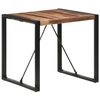 vidaXL spisebord 80x80x75 cm massivt tr&aelig;