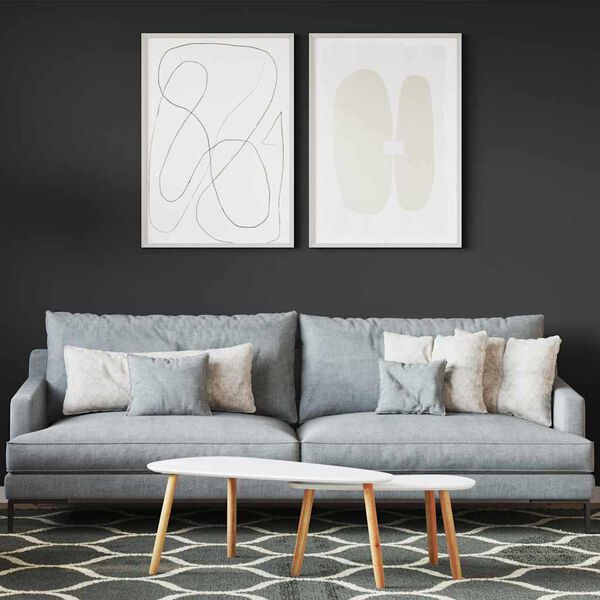 vidaXL Vægmaling Sort 16,5 x 16,5 x 15,9 cm Vægprint