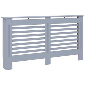 vidaXL radiatorskjuler 152x19x81,5 cm MDF antracitgr&aring;
