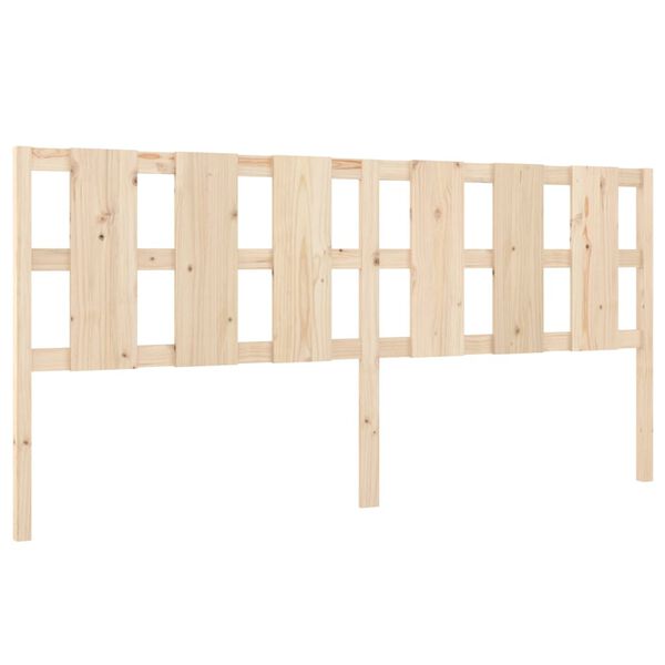 vidaXL sengeg&aelig;rde 205,5x4x100 cm massivt fyrretr&aelig;