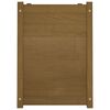 vidaXL plantekasse 100x50x70 cm massivt fyrretræ gyldenbrun