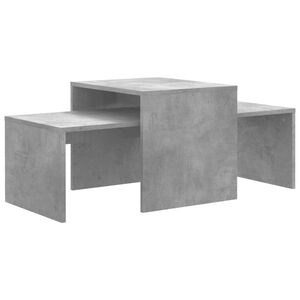 vidaXL sofabordss&aelig;t 100x48x40 cm konstrueret tr&aelig; betongr&aring;