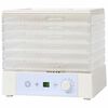 vidaXL f&oslash;devaredehydrator med 6 bakker 250 W hvid