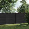 vidaXL hegnspanel 353x186 cm WPC gr&aring;