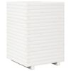 vidaXL plantekasse 50x50x72 cm massivt fyrretr&aelig; hvid