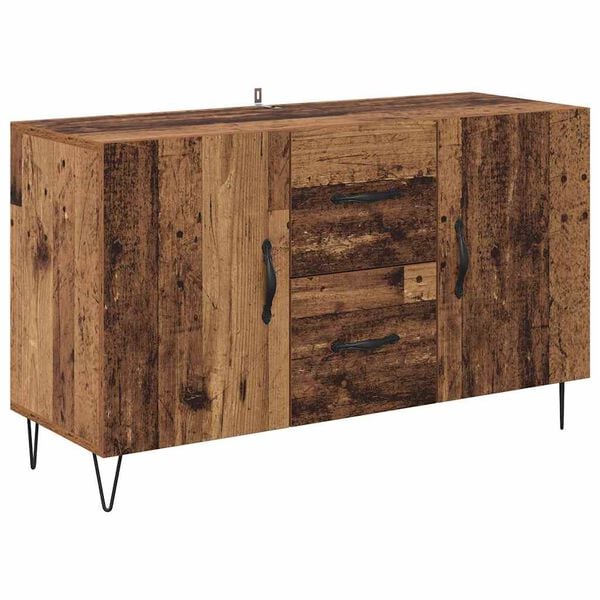 vidaXL Sideboard Gammelt tr&aelig; 100 x 36 x 60 cm Konstrueret tr&aelig;
