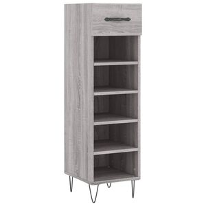 vidaXL skoreol 30x35x105 cm konstrueret tr&aelig; gr&aring; sonoma-eg