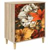 vidaXL Skuffeskab GENNEP Liljem&oslash;nster 66 x 36,5 x 75 cm Sonoma-eg