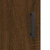 vidaXL højskab 69,5x34x180 cm konstrueret træ brun egetræsfarve
