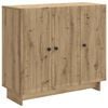 vidaXL Sideboard Artisan-eg 89 x 34,5 x 80 cm Konstrueret tr&aelig;