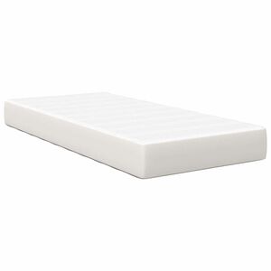 vidaXL Sengemadras med madras Creme 80 x 200 cm Stof