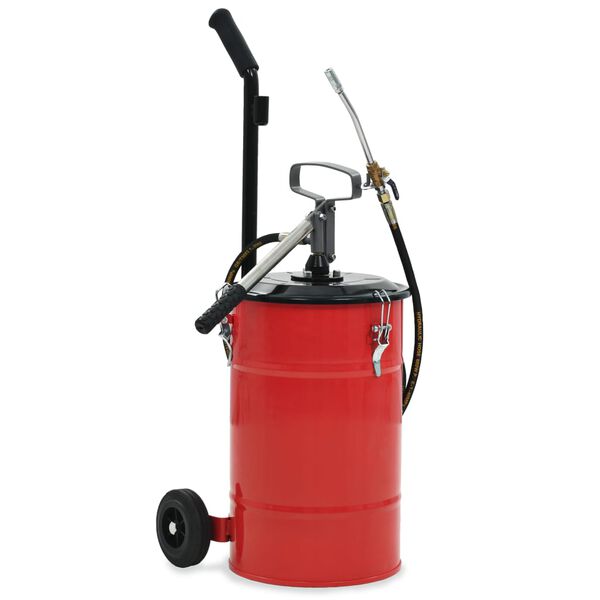 vidaXL h&aring;ndbetjent fedtpumpe 12 l