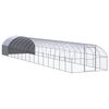 vidaXL h&oslash;nsehus 3x16x2 m galvaniseret st&aring;l