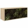 vidaXL V&aelig;gh&aelig;ngt TV Skab ELBURG 102 x 33 x 40 cm Sonoma-eg