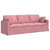 vidaXL Sofa 2 pcs Lyser&oslash;d 228 x 78 x 80 cm Fl&oslash;jl