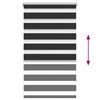 vidaXL rullegardin zebradesign sort 90 x 150 cm