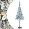 vidaXL Juletr&aelig; med 300 LED'er med stativ Hvid 180 cm PE og St&aring;l