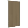 vidaXL altanafsk&aelig;rmning 140x240 cm oxfordstof gr&aring;brun