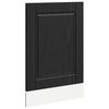vidaXL Panel til opvaskemaskine PORTO Sort eg 45 x 1,5 x 57 cm